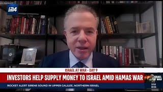 Israel Bonds President & CEO Dani Naveh on i24NEWS Israel at War - Day 9.