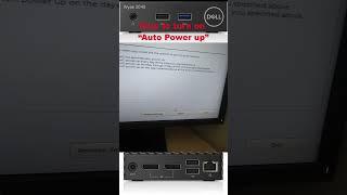 How to auto power up thin client Dell Wyse 3040 #shorts