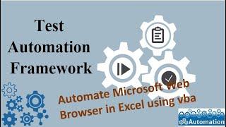 How to Automate Microsoft Web Browser Embedded in Excel using vbamacros