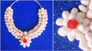 easy and beautiful gejje vastra mala  Last minute making cotton garland for Ganpati Bappa