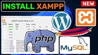 How to Install XAMPP Server 8.2.4 on Windows 10 or  Windows 11  Run PHP Code on Localhost. #xampp