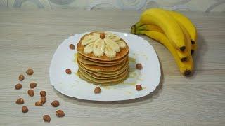 Как приготовить Панкейки с бананомHow to make Banana Pancakes