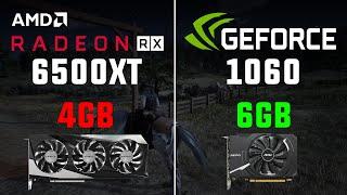 RX 6500 XT vs GTX 1060 6GB Test in 8 Games