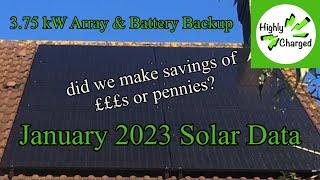 Our First Full Month Of Living With Solar Power  January 2023