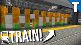 I Made a WORKING TRAIN In Minecraft Bedrock