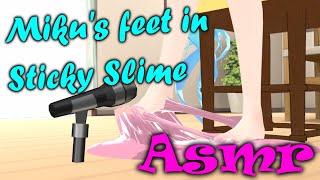 Mikus Sticky feet in slime ASMR