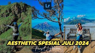 FREE 50+ PRESET LIGHTROOM  AESTHETIC SPESIAL JULI 2024  LIGHTROOM TUTORIAL