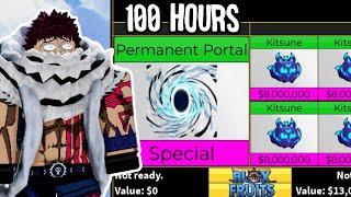 Trading PERMANENT PORTAL for 100 Hours in Blox Fruits