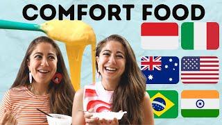 Comfort Foods Around the World  Italy Indonesia USA Australia Brazil India