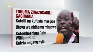 Mswada wa kumngatua naibu Rais Rigathi Gachagua u tayari kuwasilishwa bungeni