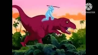 scooby doo and the cyber chase 2001 t rex attack 