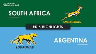 HIGHLIGHTS  SOUTH AFRICA v ARGENTINA  The Rugby Championship 2024