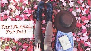 Thrift Haul  Fall Fashion + Vintage Home Decor