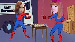 No YOU Beth Harmon vs. Anna_Chess battle