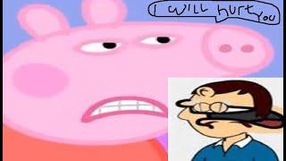 Peppa Pig punches the Mac Guy