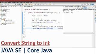 Converting String to Int in Java?  Team MAST