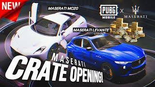 ATHENA vs MASERATI CRATE - PUBG MOBILE  UC CRATE OPENING