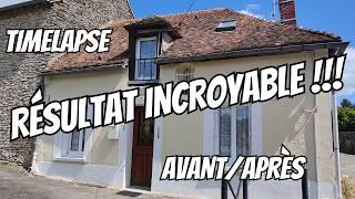 TIMELAPSE RENOVATION  résultat final  visite de la maison