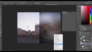 Raindrops on Windows - Photoshop vs Cinema 4d vray engine