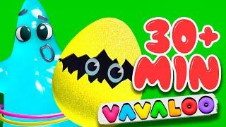 Surprise Egg Puzzle  Mega Compilation  Vavaloo Kids Songs