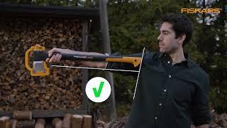 How to choose the right size splitting axe  Fiskars