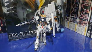 RG RX-93 Nu Gundam  Bandai Real Grade Gundam 144 no. 32  Stop Motion Build  RG  V Gundam