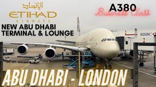 Etihad A380 BUSINESS CLASS   Abu Dhabi - London  Etihad Business Class  A380  Trip Report