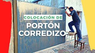 INSTALACIÓN de PORTON CORREDIZO‍️