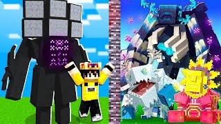 TİTAN TV MAN VS MUTANT CANAVARLAR - Minecraft