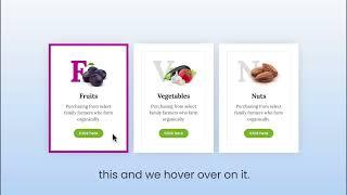 Elementor Fruit Card Hover Effect ｜ WordPress Elementor Pro