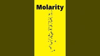 Molarity  Mole Concept  Academic Pedia