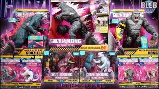 Godzilla x Kong toy collection ASMR unboxing  The New Empire  Mega Heat Ray  Mega Punching Kong