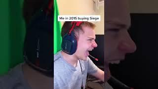 Me in 2015 buying Siege - Rainbow Six Siege  #Shorts