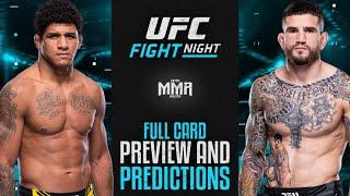 UFC Fight Night Burns vs. Brady Early Preview and Predictions