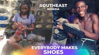 Nigeria Local Shoe Production Process in Aba