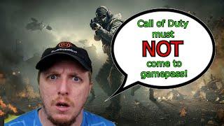 Dreamcastguy is upset over cod coming to gamepass