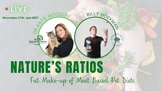 Natures Ratios - The Detailed Fat Make-up of Meat Based Pet Diets