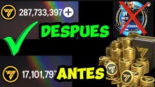 TRUCO MILLONARIO  COMO GANAR MONEDAS EN 5 MINUTOS SIN MASCHERANOS NI TOTS EN FC MOBILE 24