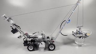 Lego Robot moves a FULL Glass of Water