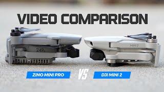 WHICH IS BETTER? Hubsan Zino Mini Pro vs DJI Mini 2