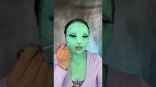 Turning myself into Avatar ‘Tsireya’  I see you  #avatarmakeup #cosplay #avatar #makeup #mua