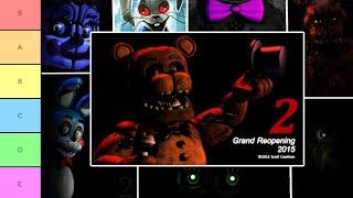 ALL FNAF TEASERS TIER LIST