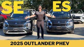 What does SE Outlander PHEV have that the ES doesnt? 2025 Mitsubishi.