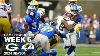 Green Bay Packers vs. Los Angeles Rams Game Highlights  NFL 2024 Week 5