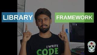 What is library & framework? Hindi