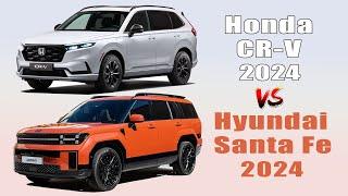 2024 Honda CR-V vs 2024 Hyundai Santa Fe - Similarities And Differences