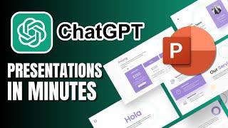 How To Make PowerPoint Presentations With ChatGPT In Minutes