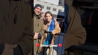 Selena Gomez on the set of Only Murders In The Building