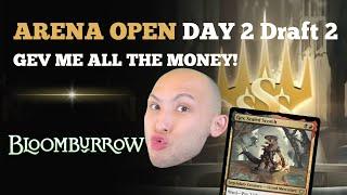 GEV ME ALL THE MONEY  Arena Open Day 2 Draft 2  Bloomburrow Draft  MTG Arena