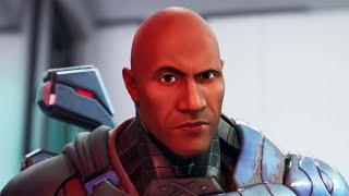 The Rock Saves Agent Jones Scene Fortnite